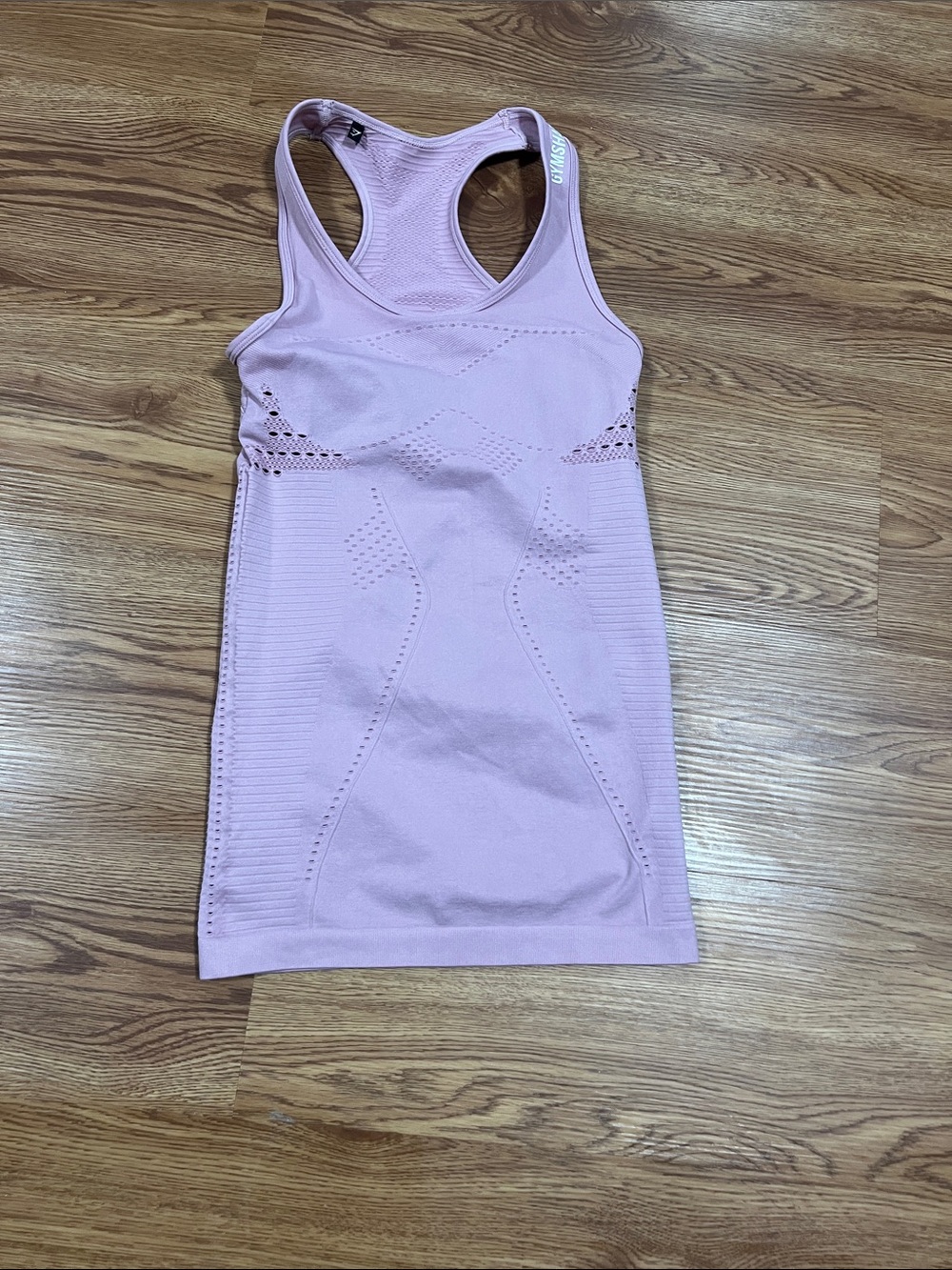 Gymshark Pink Seamless Racerback Tank